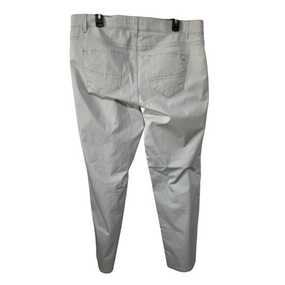 Brax Feel Good Light Gray Casual Pants Size 38/34 - Picture 5 of 12